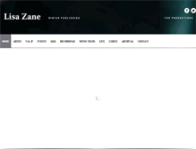 Tablet Screenshot of lisazane.com